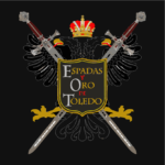 logo espadas y oro